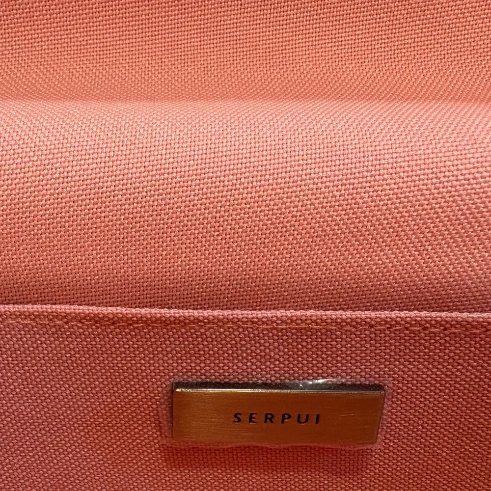Elegant Coral Woven Clutch with Colorful Tassels - Picture 6 of 6